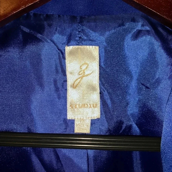 💥5/$10💥 Z Studio Blue Beaded Tank & Jacket Two-Piece Set 12 - Picture 2 of 8